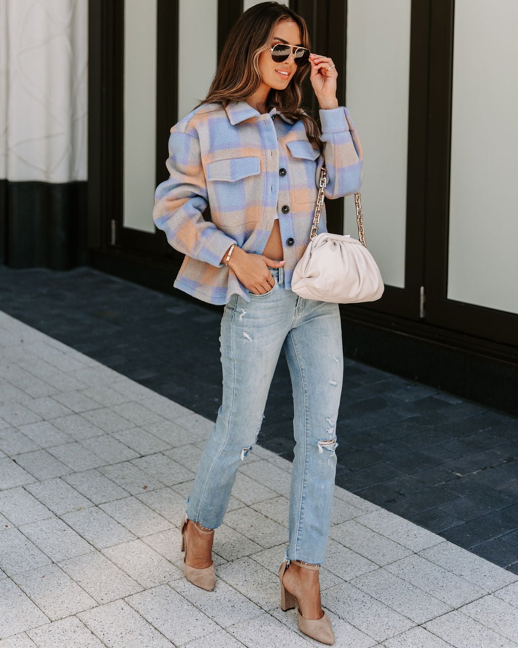 All Snuggled Up Plaid Jacket