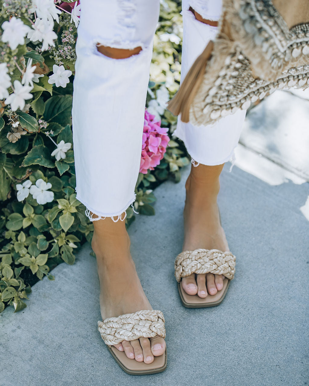 The Tesoro Woven Sandal - Natural - FINAL SALE