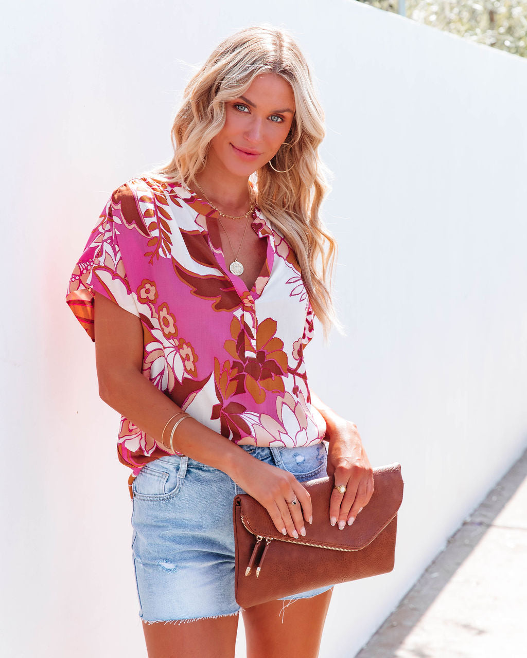 Peony Grace Short Sleeve Top - FINAL SALE