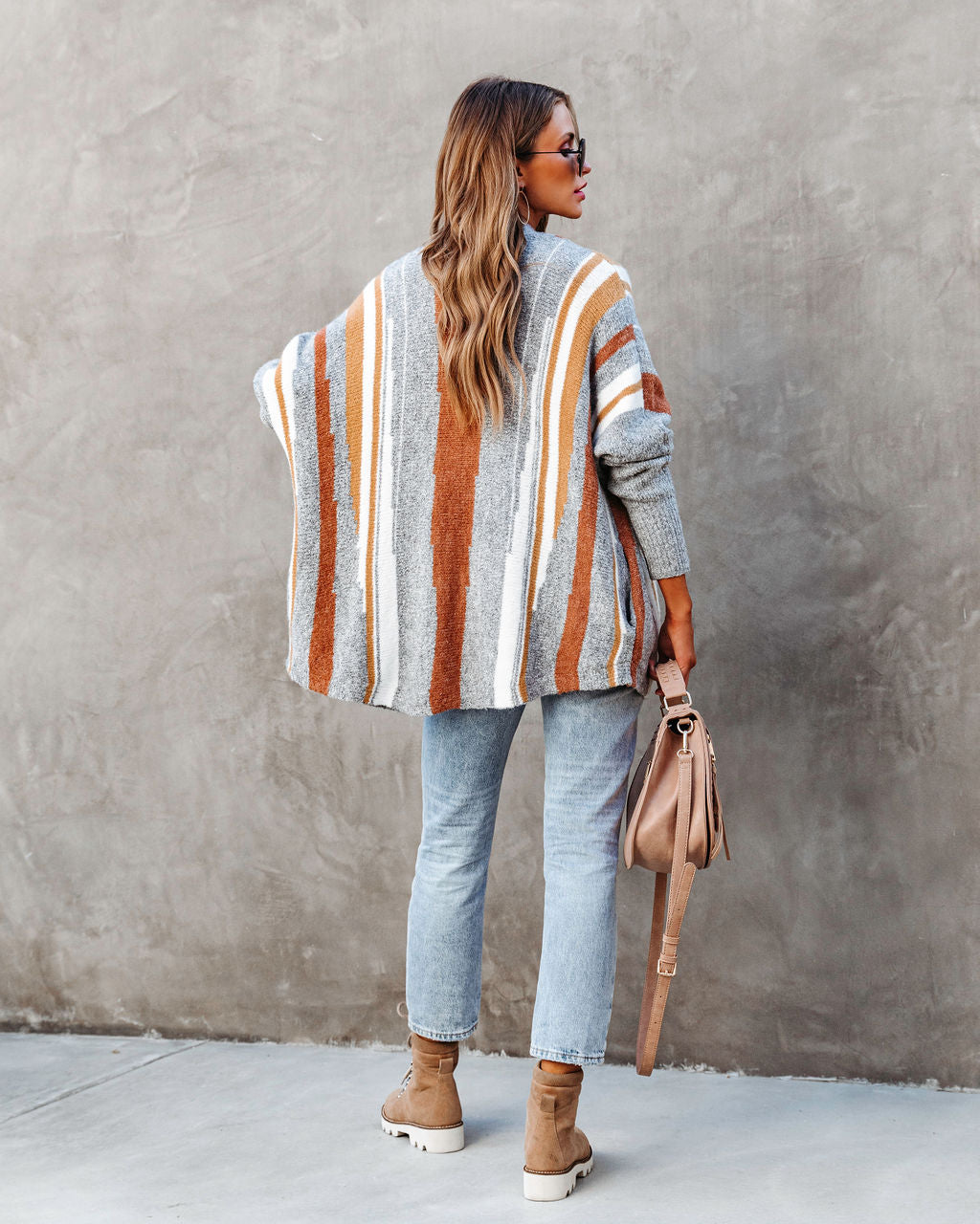 Phoenix Pocketed Printed Cardigan
