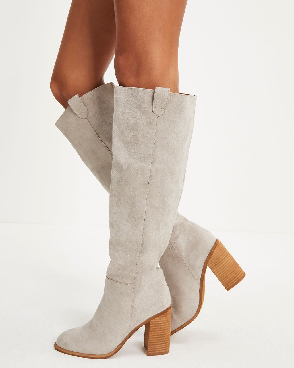 Saint Slouch Boot - Light Grey