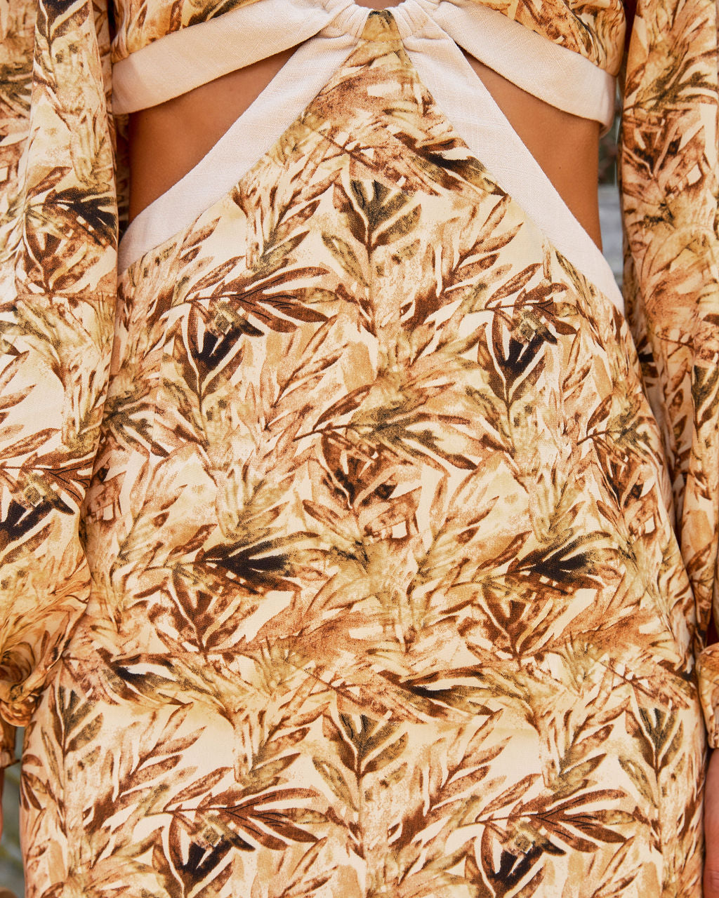 Tayrona Printed Cutout Mini Dress - FINAL SALE
