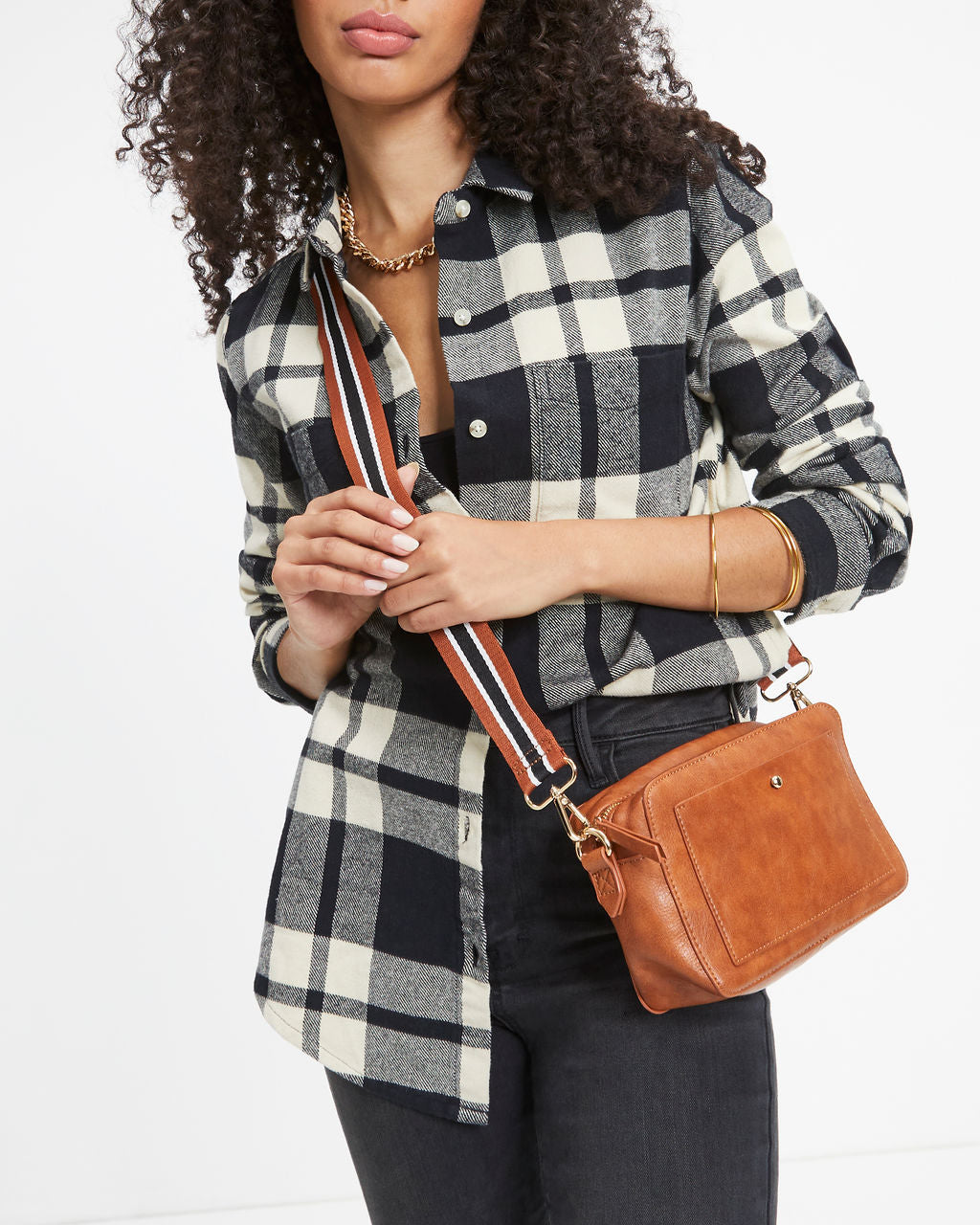 Skylie Crossbody Camera Bag - Tan