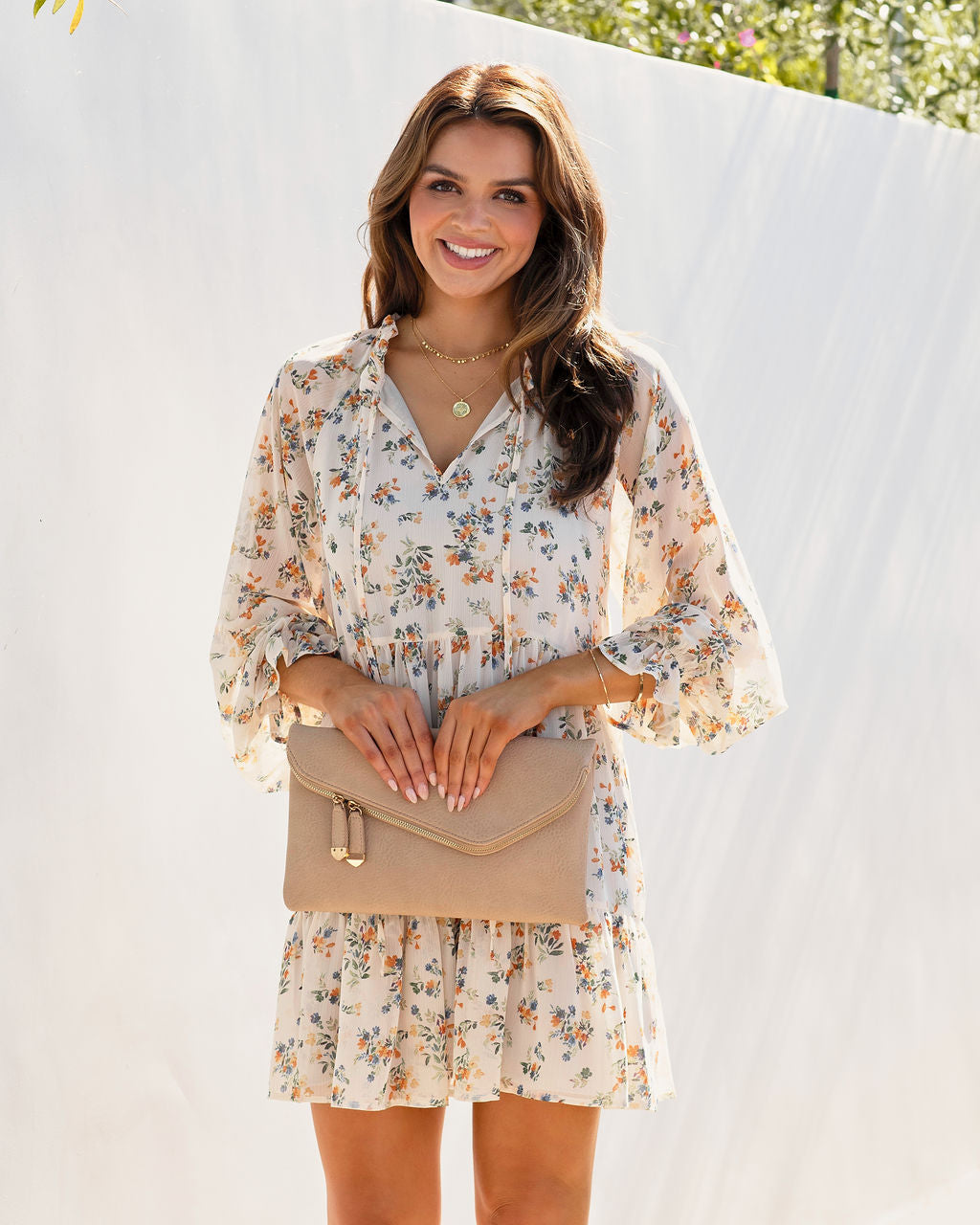 Eternal Bloom Floral Tiered Babydoll Dress - FINAL SALE