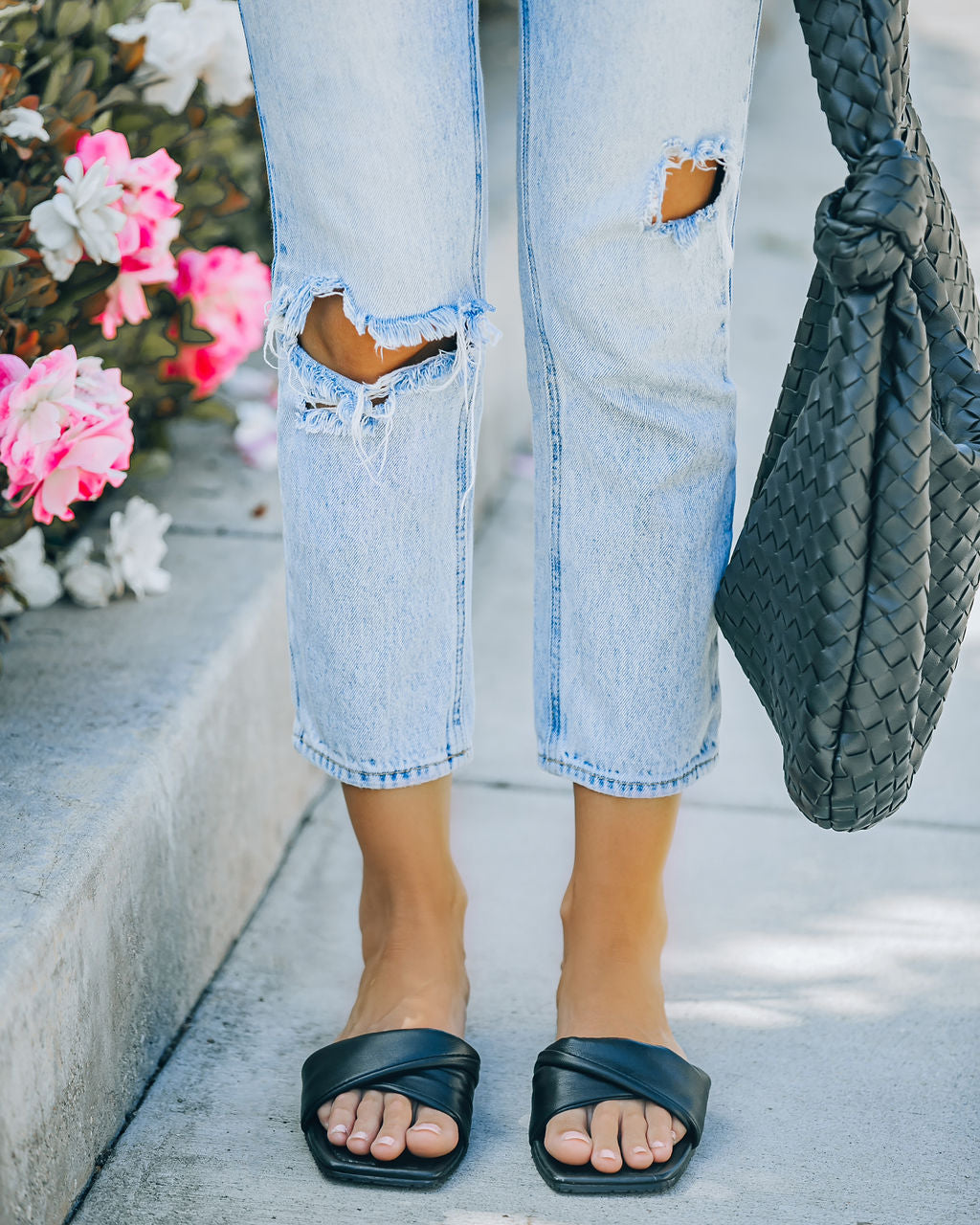 Meriah Slip Sandal - Black - FINAL SALE