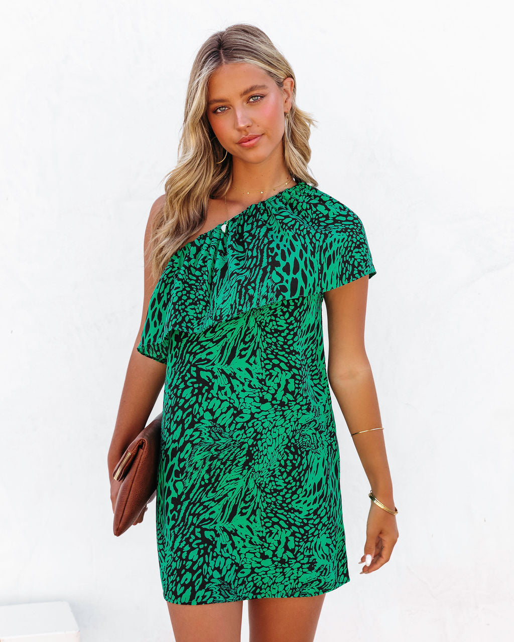 Getsemani One Shoulder Mini Dress - FINAL SALE