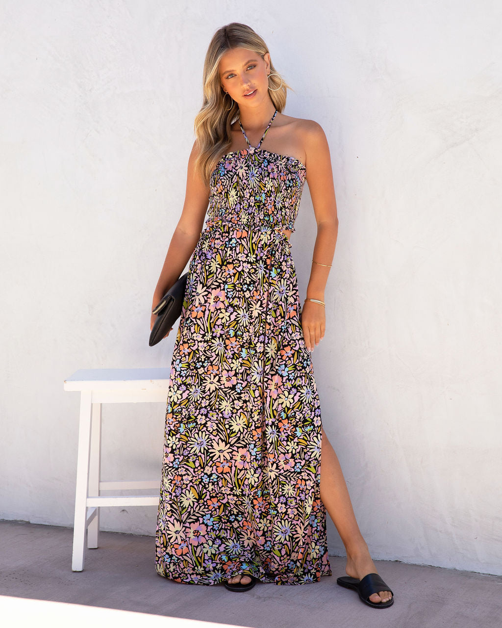 Miryam Floral Smocked Midi Dress - FINAL SALE