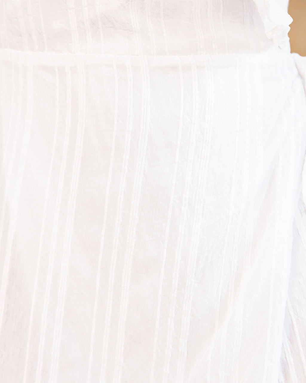 Blushing Bride Tiered Ruffle Wrap Maxi Dress