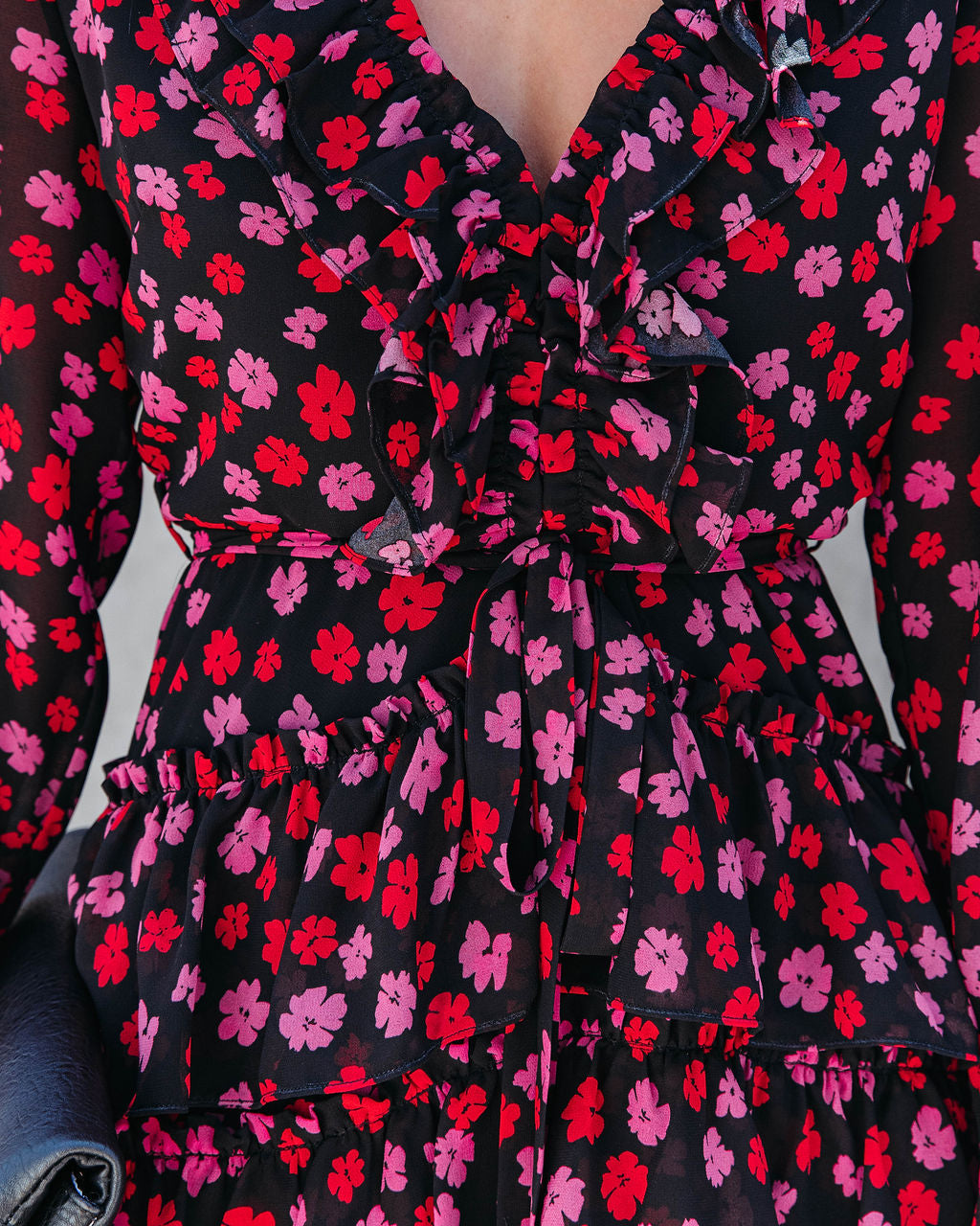 Ambrosia Floral Ruffle Tiered Dress - SALE