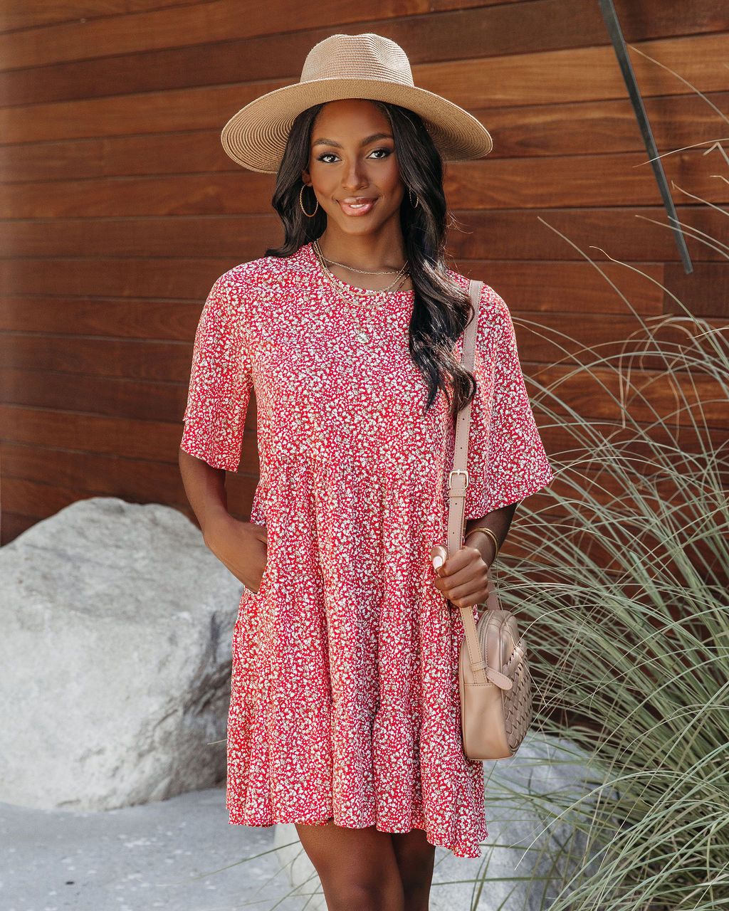 Sharity Pocketed Babydoll Dress - FINAL SALE