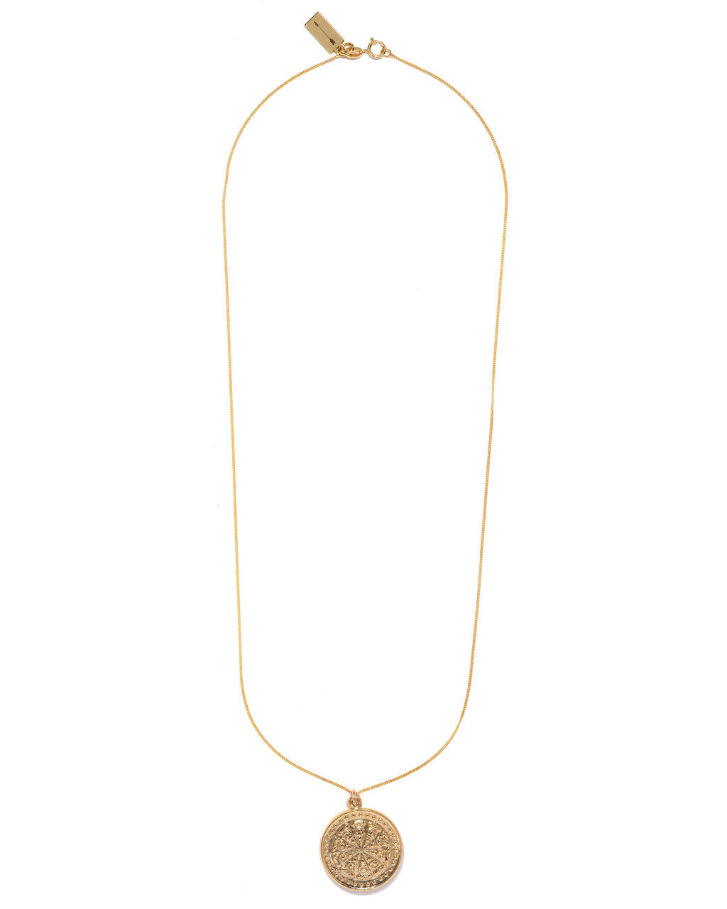 Meghan Bo Designs - The Buddha Wheel Necklace - Gold