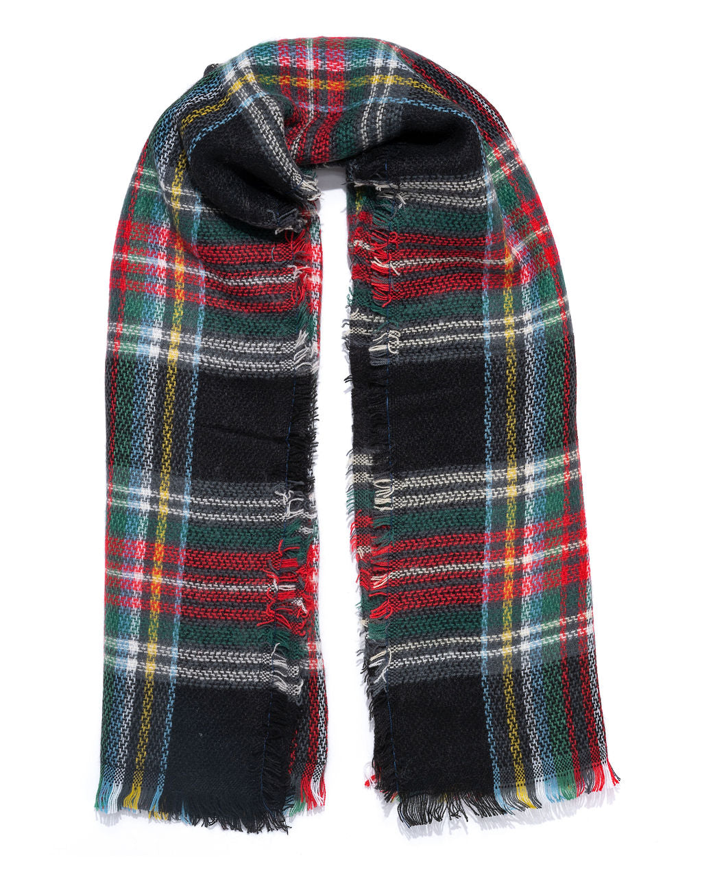 Total Eclipse Plaid Blanket Scarf