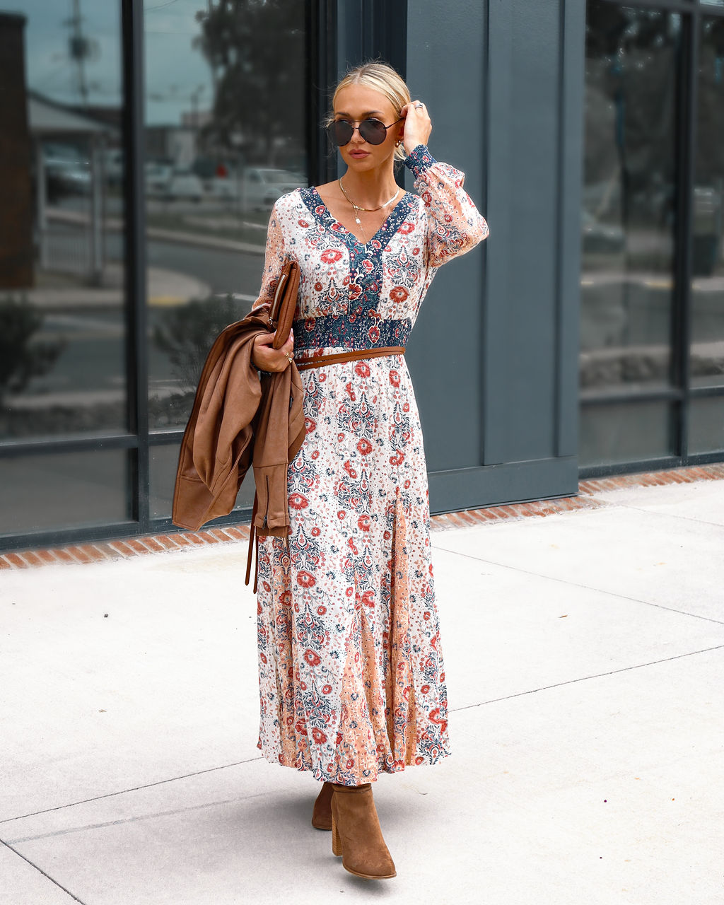 Queen Of The Kingdom Floral Maxi Dress
