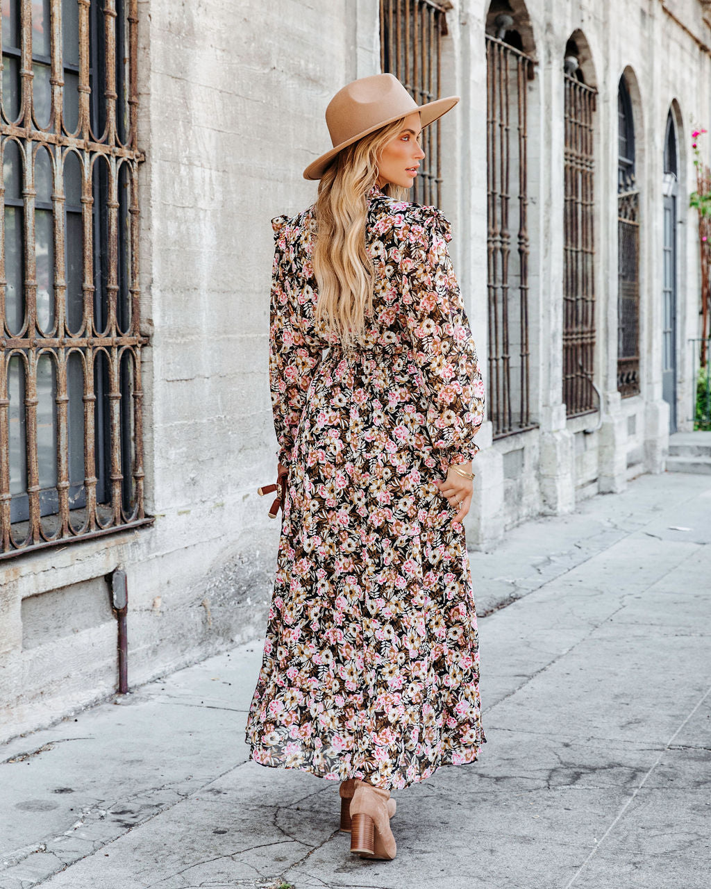 Bloom Your Own Way Ruffle Smocked Maxi Dress