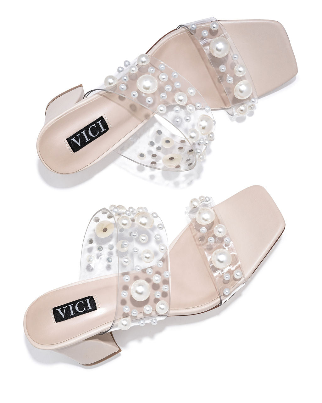Gracelia Pearl Embellished Heeled Sandal - FINAL SALE