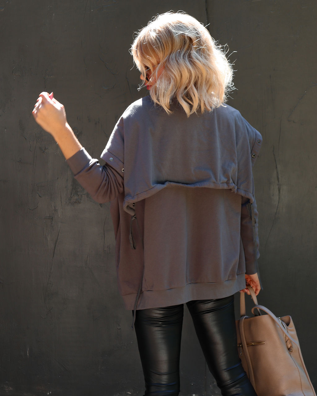 Kathy Pocketed Jacket - Charcoal
