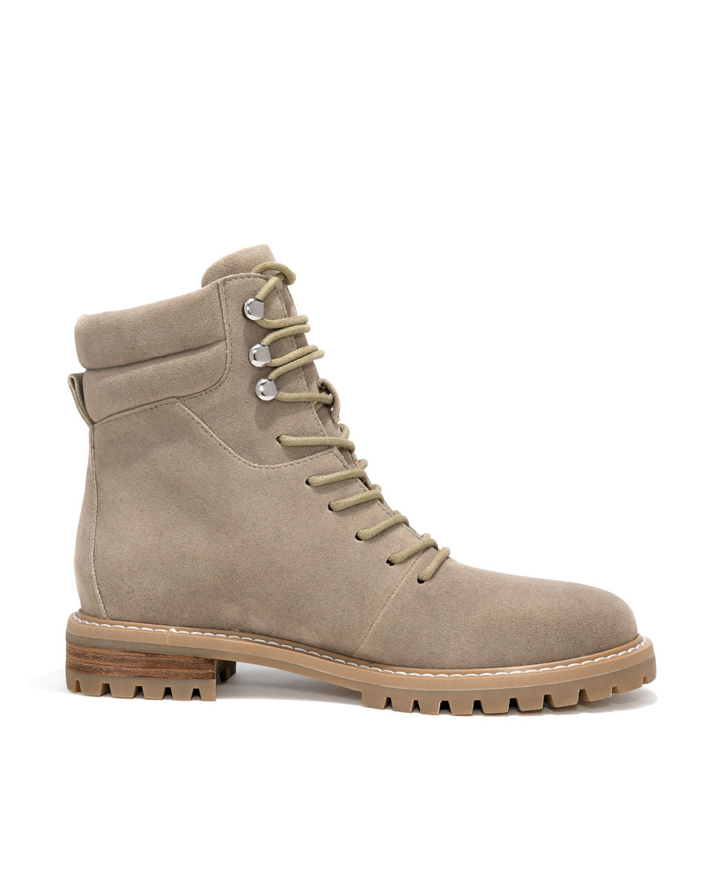 Giselle Faux Suede Lace Up Boot