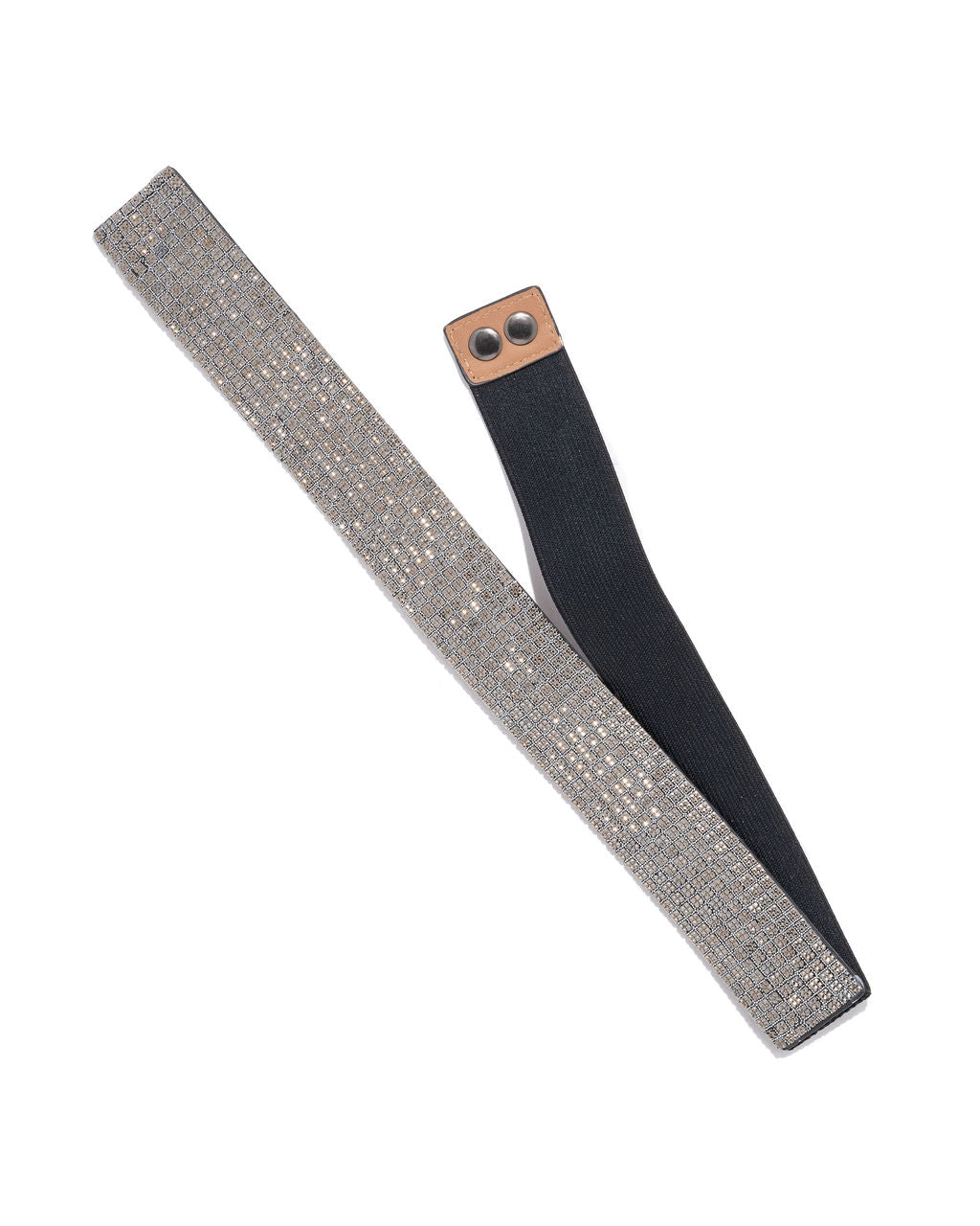 Nancy Rhinestone Belt - Silver