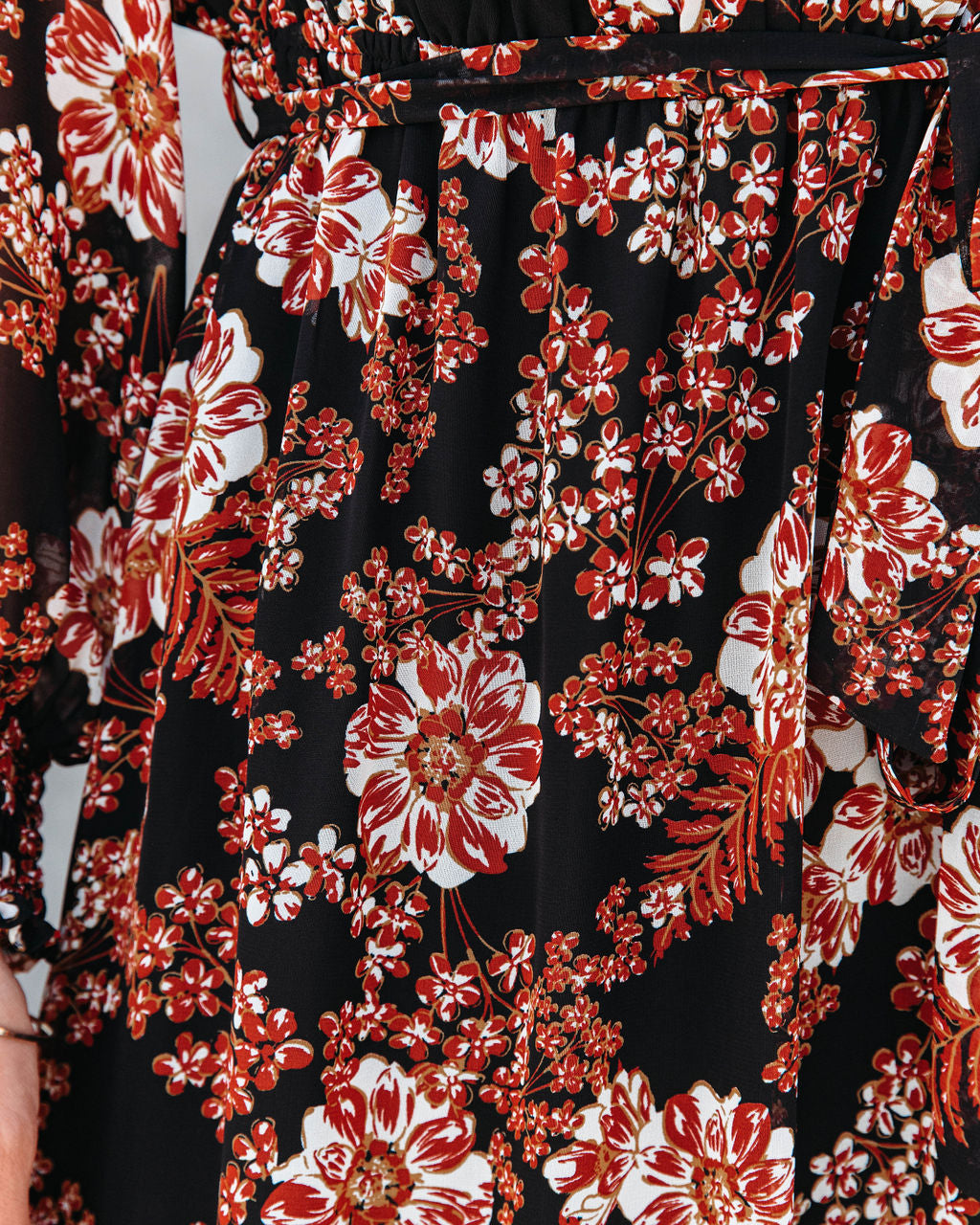 Saffron Floral Midi Dress