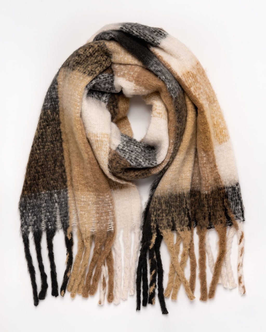 City Vacay Plaid Scarf