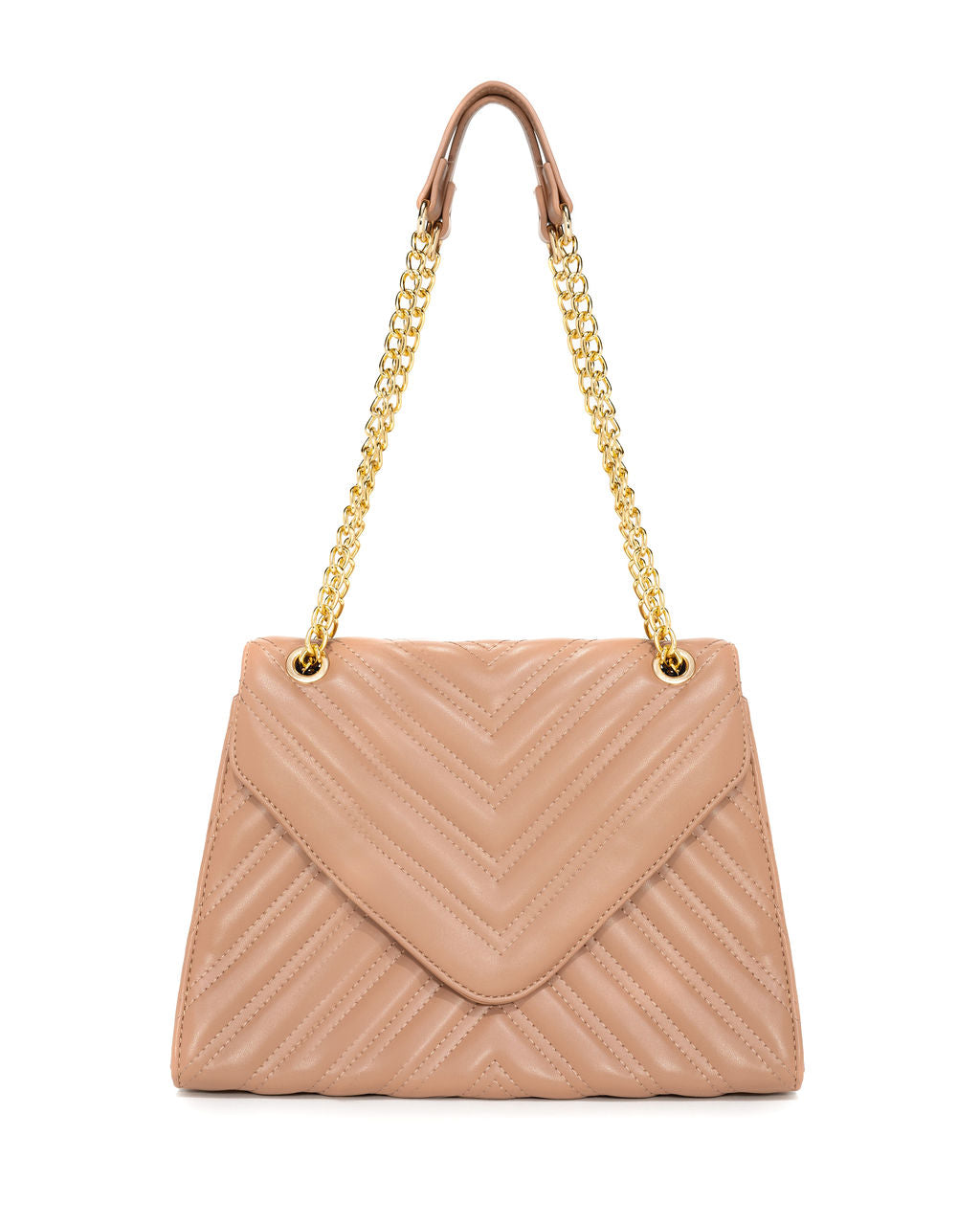 Pamela Padded Crossbody Bag - Beige