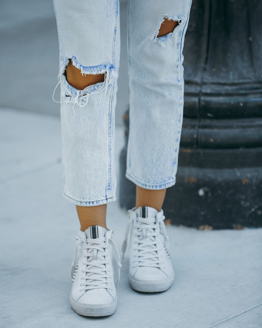 Ozzy Studded High Top Sneakers