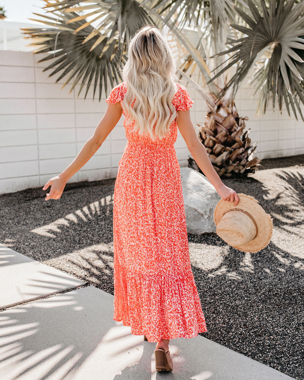 Kissed By The Sun High Low Pocketed Tie Maxi Dress - FINAL SALE