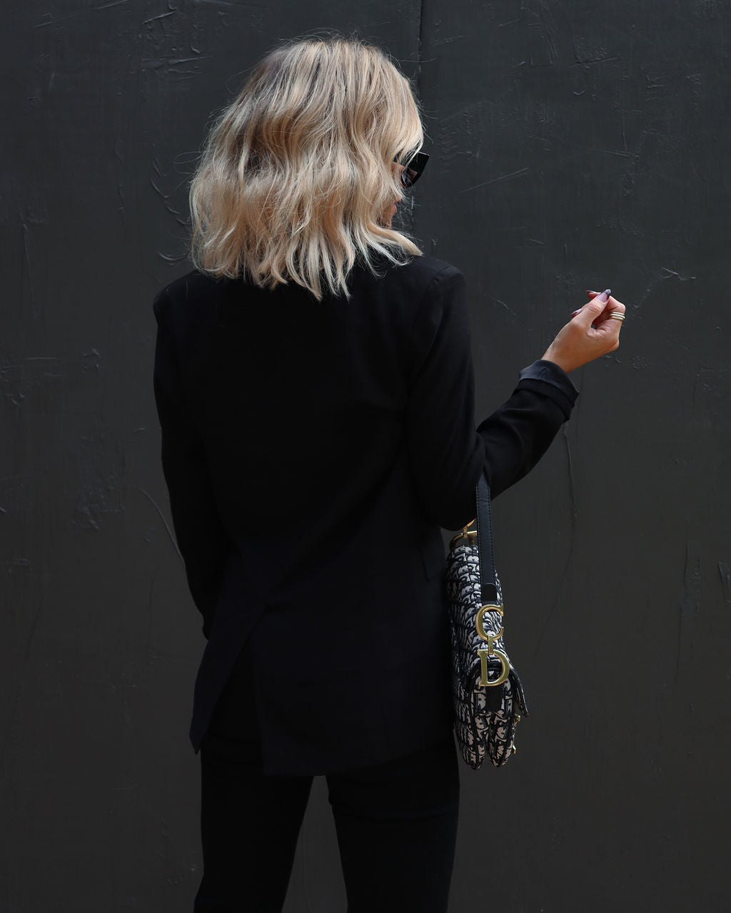 Cameron Pocketed Blazer - Black