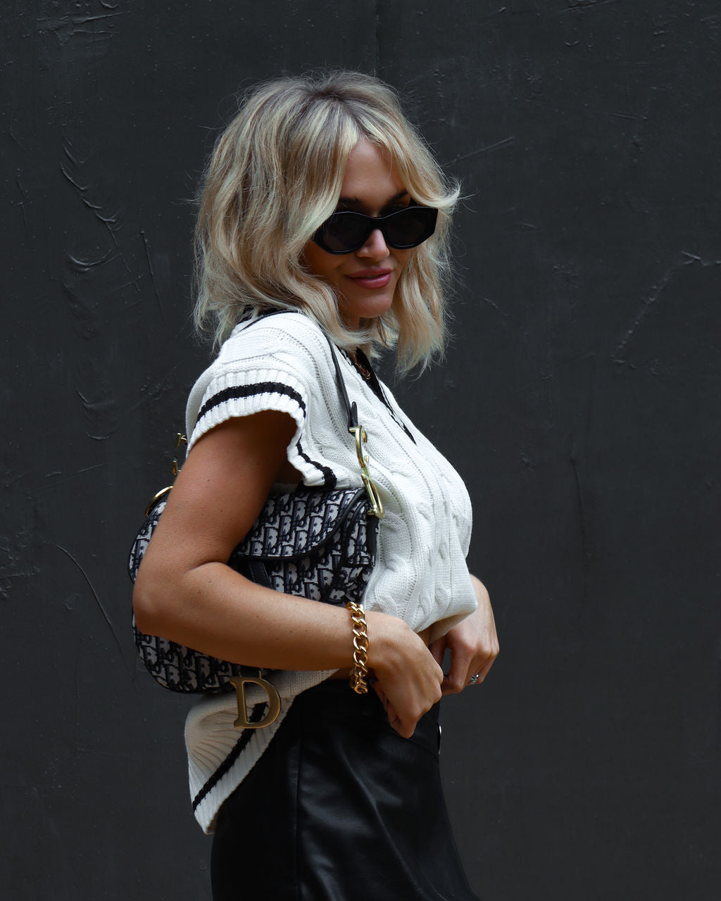 You Already Know Cable Knit Sweater Vest - Cream