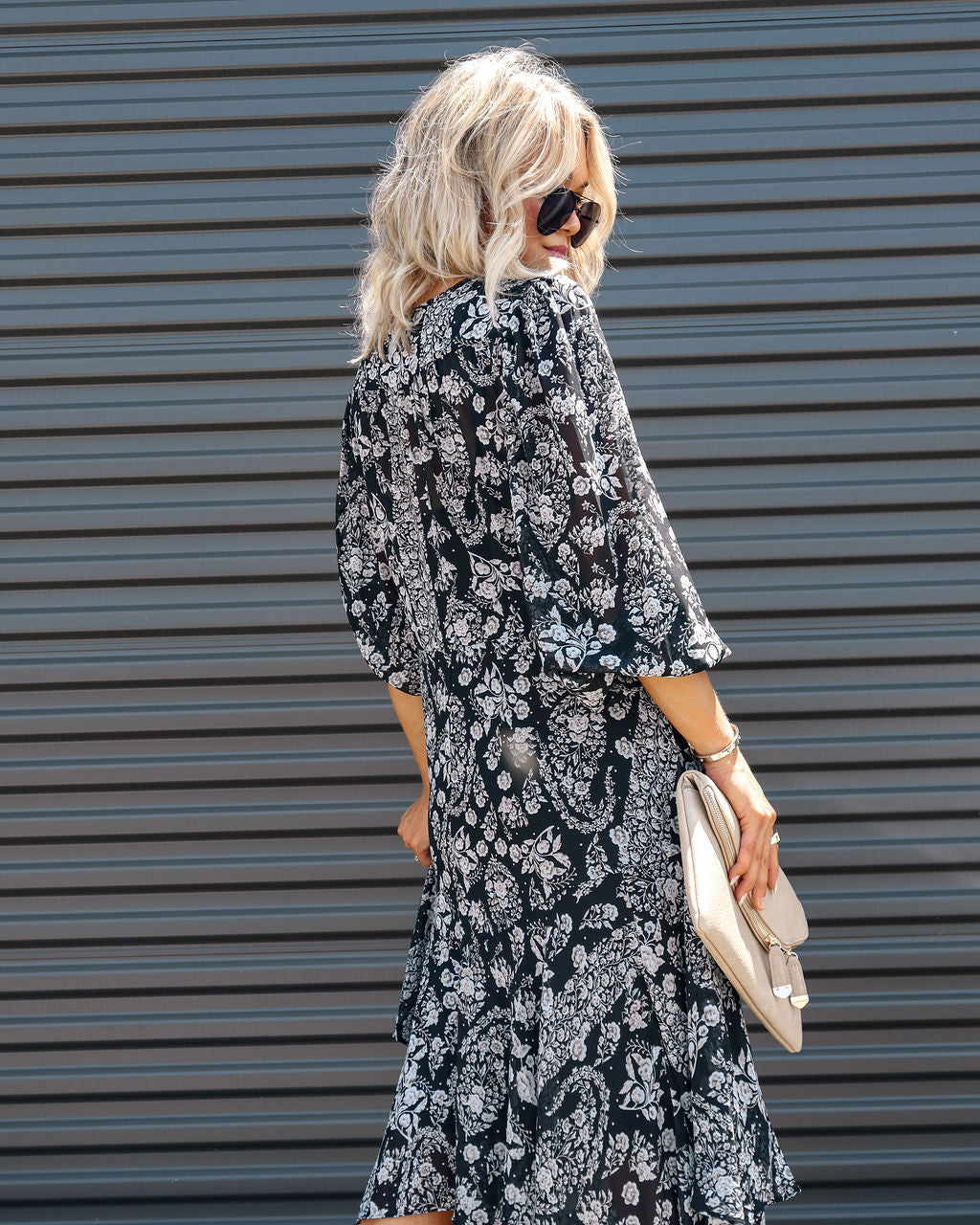 Gloria Floral Chiffon Maxi Dress