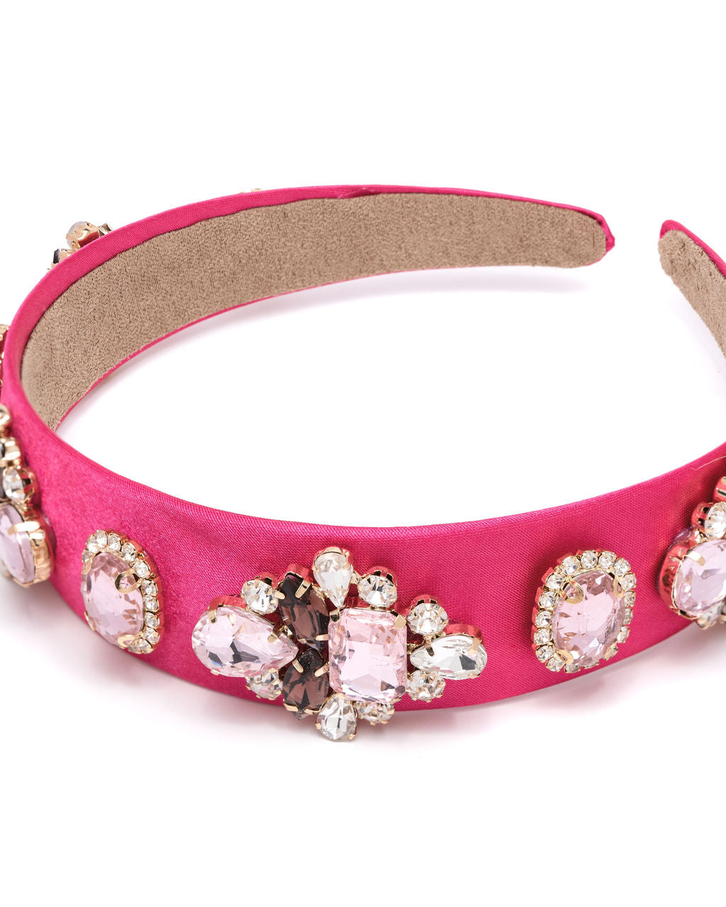 Chloe Crystal Headband - Pink - FINAL SALE