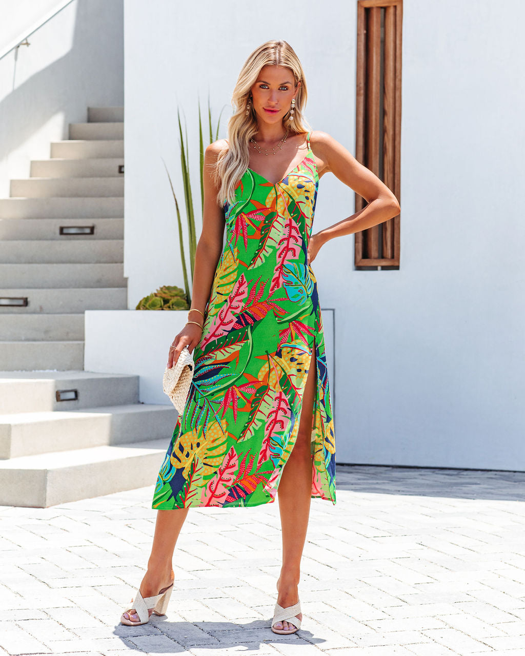 Las Palmas Tank Midi Dress - SALE