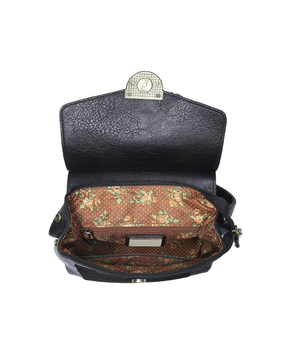 Claudette Crossbody Backpack - Black - SALE