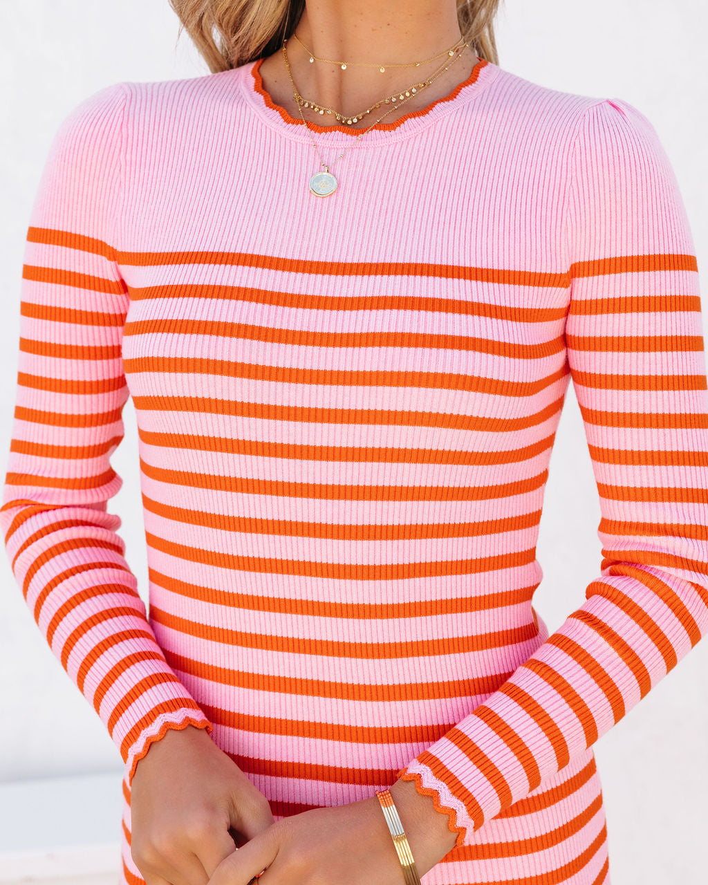 Over The Top Striped Mini Dress - FINAL SALE