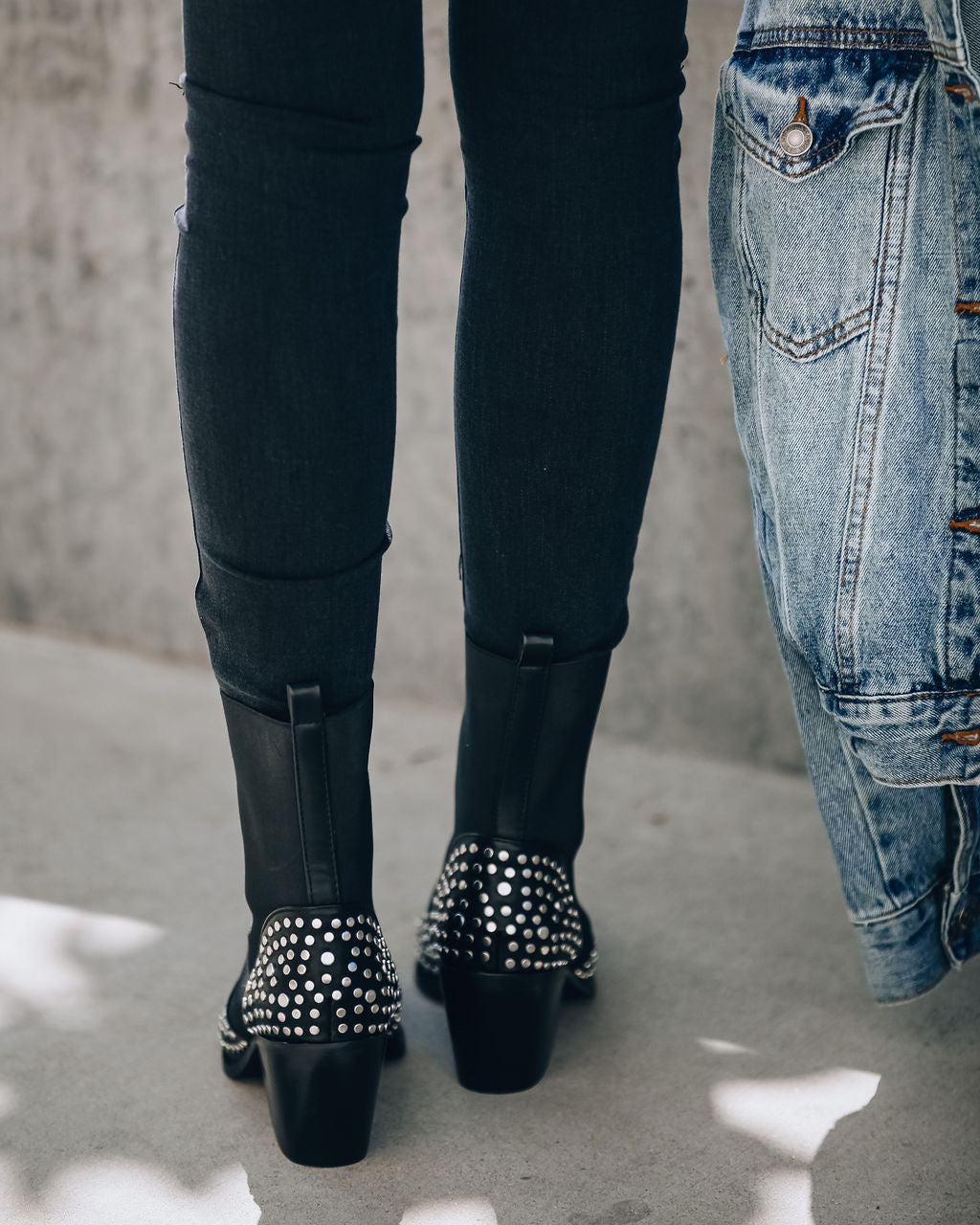 Motorway Studded Heeled Chelsea Boot
