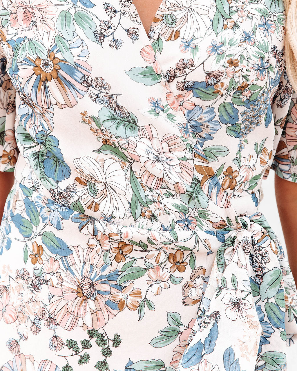 Amaris Floral Wrap Maxi Dress - SALE