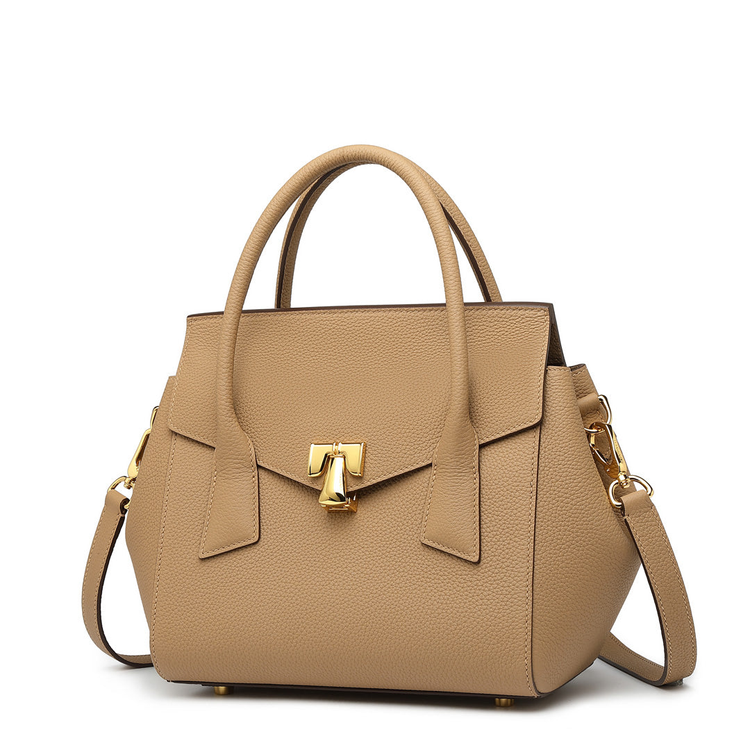 Handmade Milk Tea TOGO Leather SongFu Tote Bag