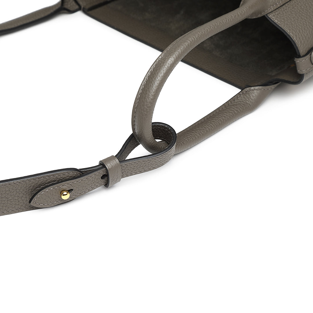 Handmade Etain TOGO Leather Picotin Tote Bag