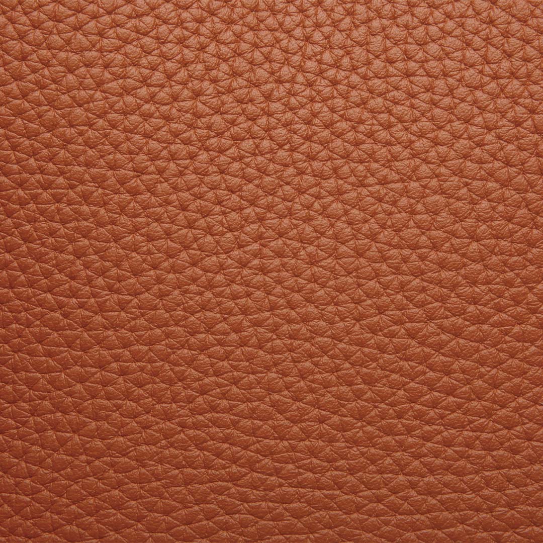 Handmade Gold Brown TOGO Leather Picotin Tote Bag - Small