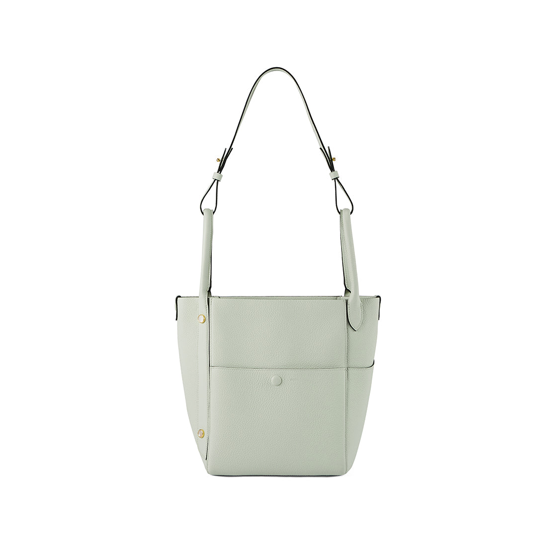 Handmade Light Green TOGO Leather Picotin Tote Bag