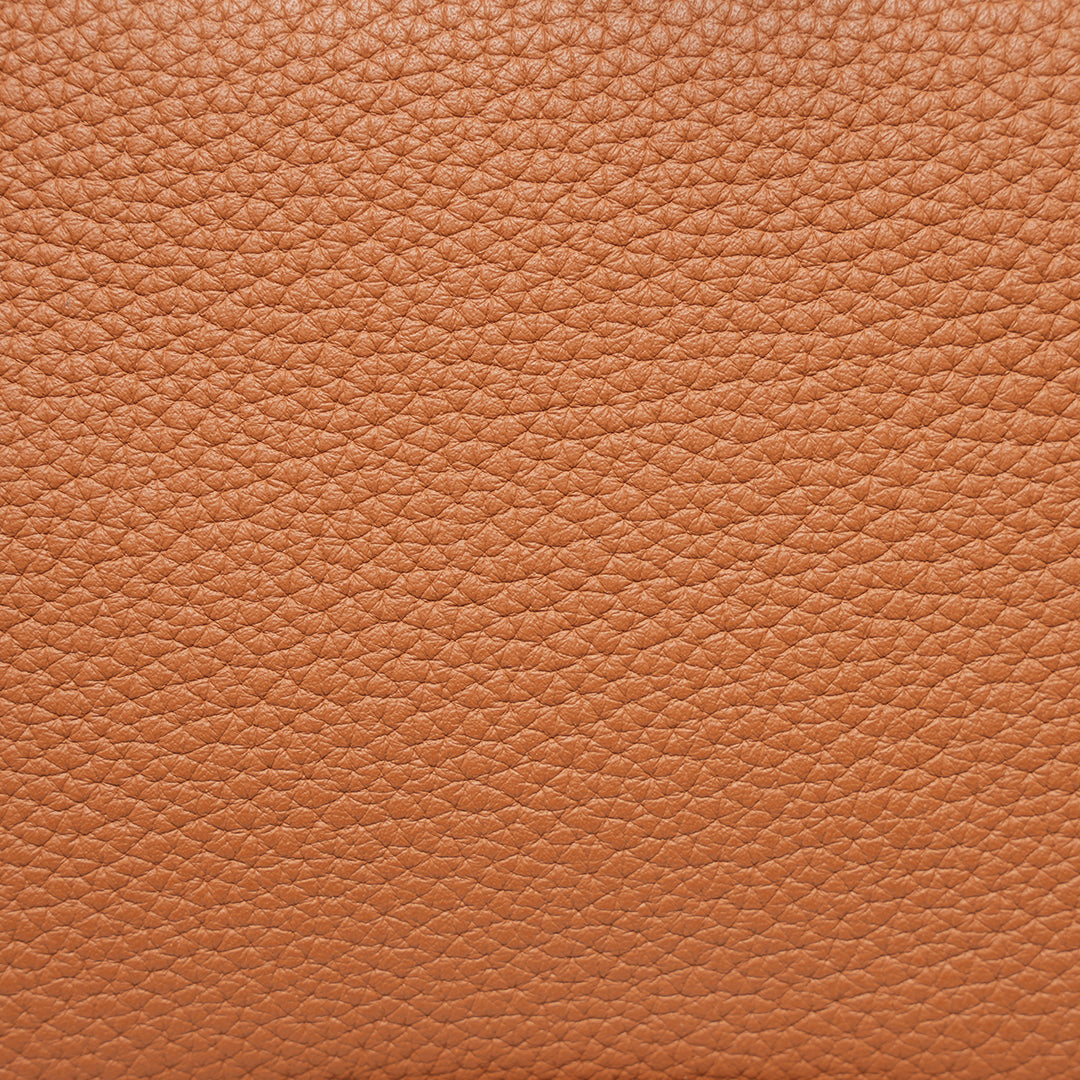 Handmade Gold Brown TOGO Leather Shoulder Bag