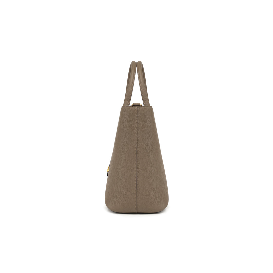 Handmade Etoupe TOGO Leather Tote Bag