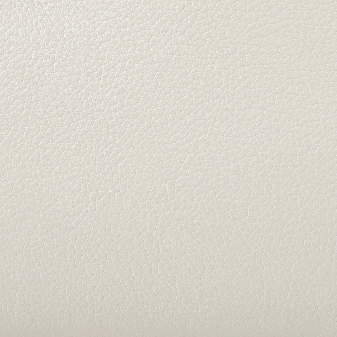 Handmade Cream White EVE Leather Dome Shell Tote Bags