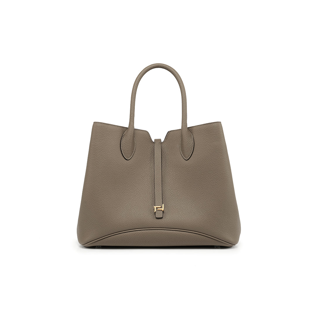 Handmade Etoupe TOGO Leather Tote Bag