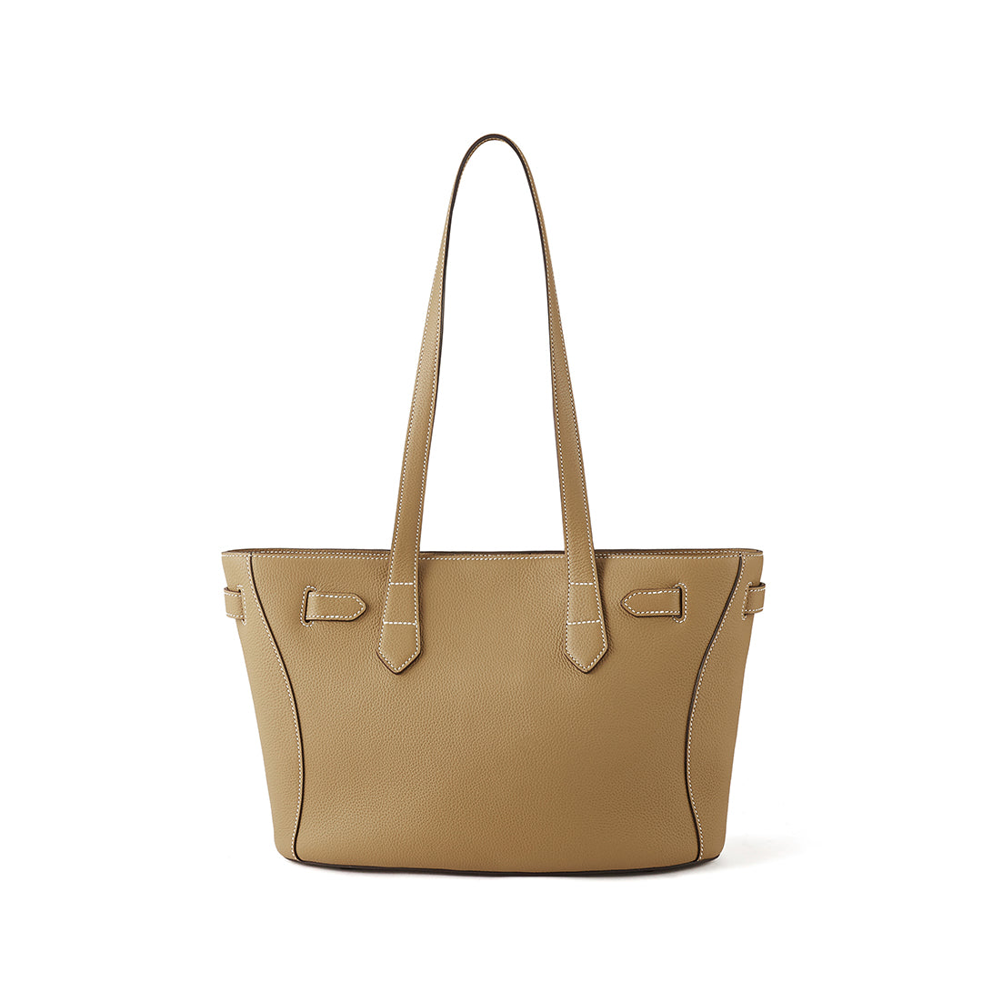 Handmade Milk Tea TOGO Leather Shoulder Tote Bag