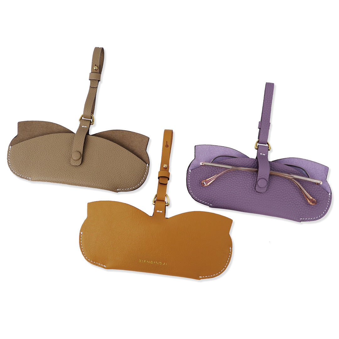 Handmade TOGO Leather Glasses Case