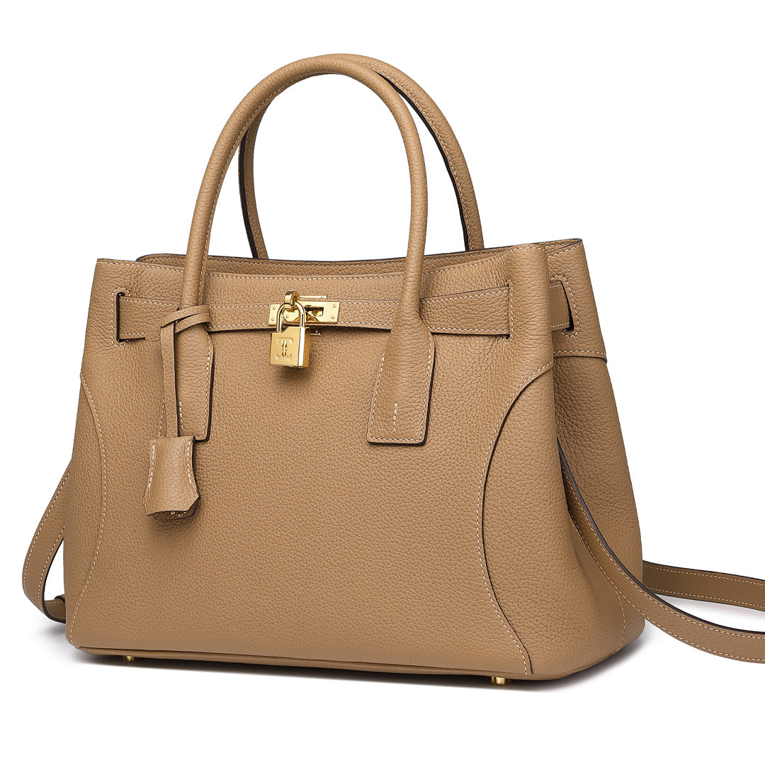 Handmade Milk Tea TOGO Leather Tote Bags