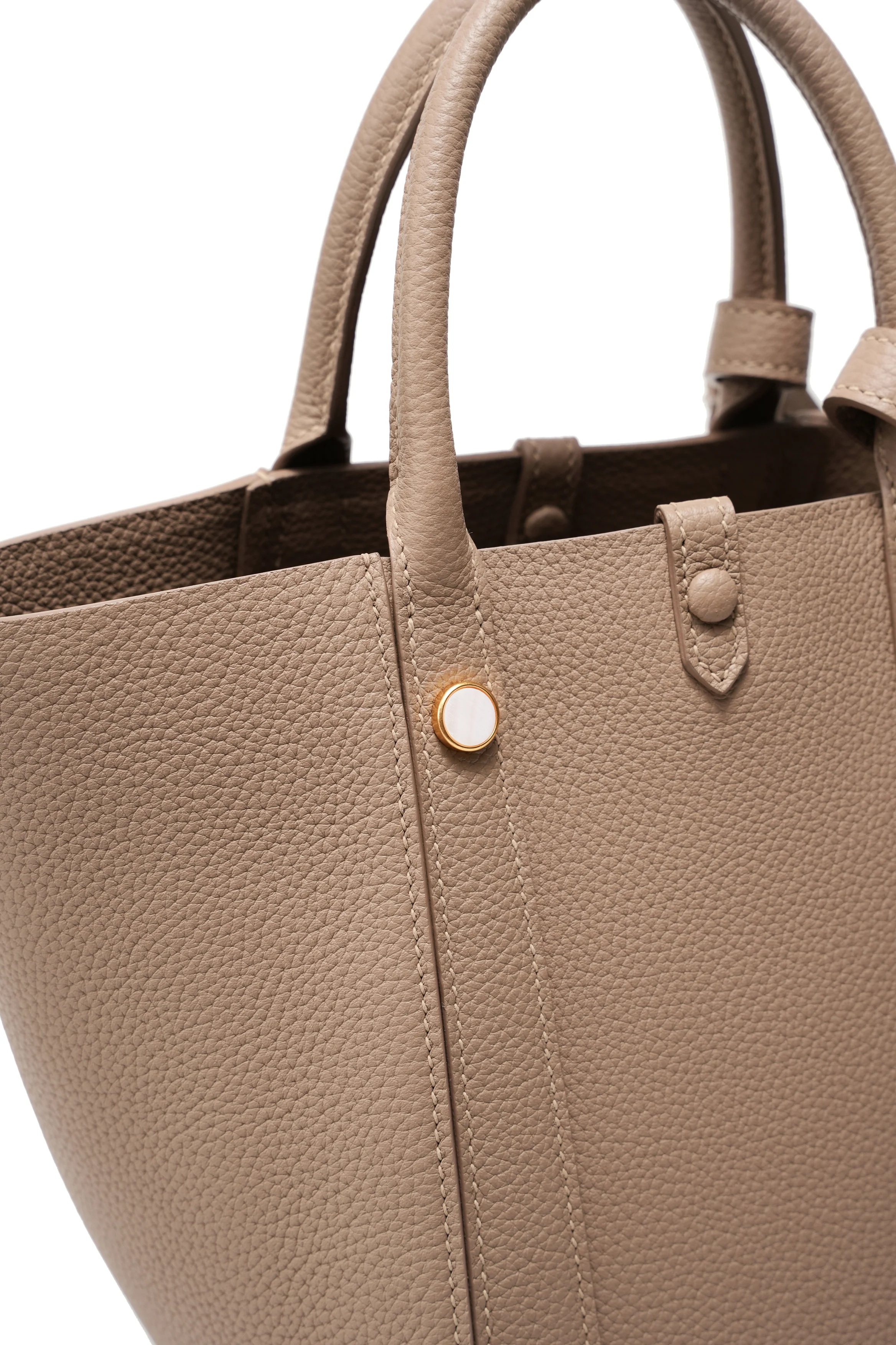 Handmade TOGO Leather Picotin Tote Bag - Size Middle (New Version)