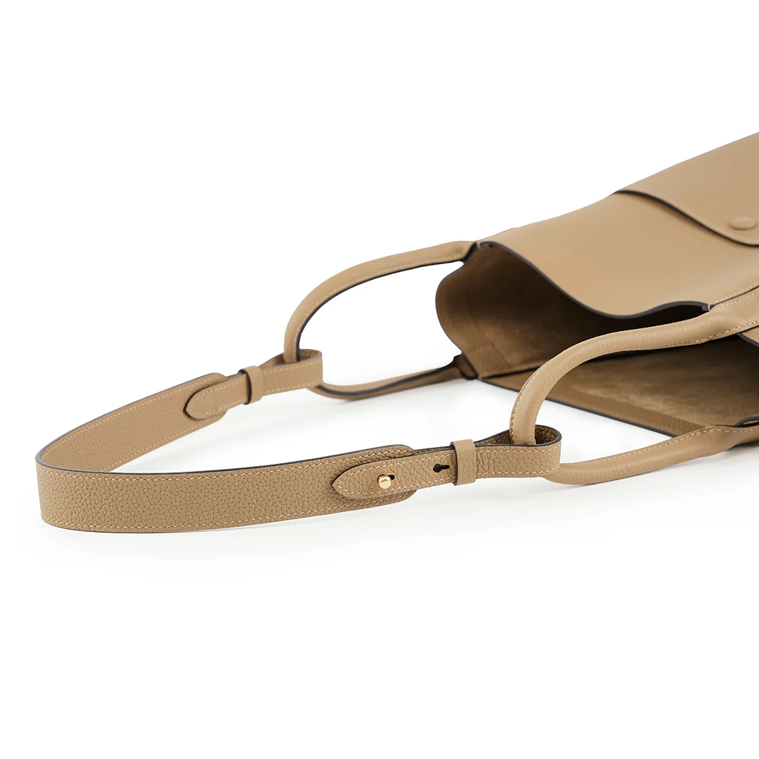 Handmade TOGO Leather Picotin Tote Bag - Large Size