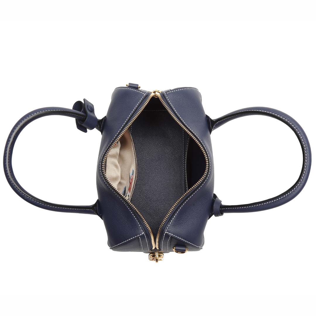 Handmade SWIFT Leather Boston Tote Bag